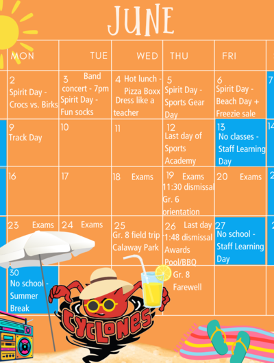 June calendar